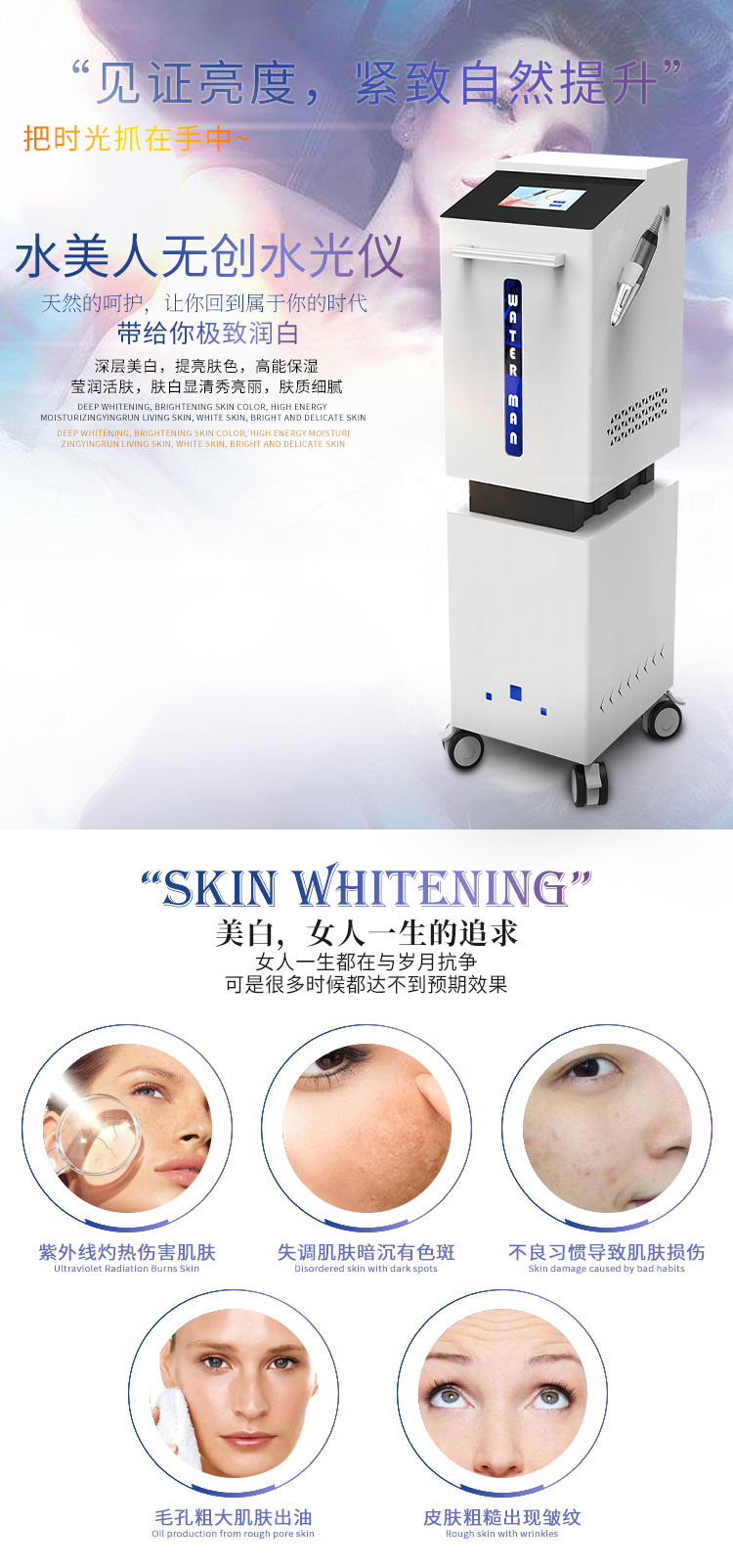 無創(chuàng)水光儀，呵護(hù)你的天然肌膚